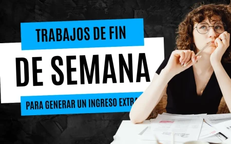 Trabajos de Fin de Semana para Generar un Ingreso Extra